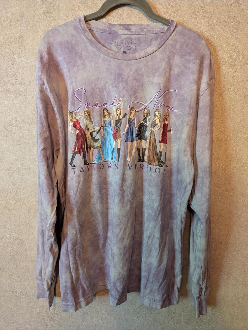 TAYLOR SWIFT Speak Now Taylor's Version purple T-shirt sz L
